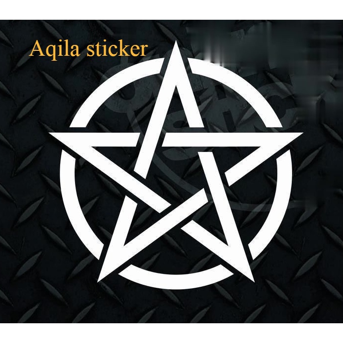 Sticker logo Bintang menyala | cutting sticker