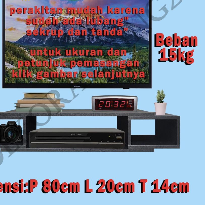 ➽ rak ambalan dinding minimalis - AD10 / rak tv gantung / ambalan tv gantung / rak minimalis / hiasa