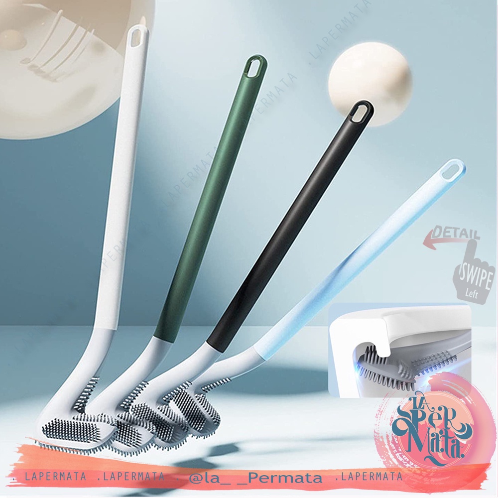 SIKAT TOILET GOLF Silicone Brush  / Sikat WC / Closet Silikon - LPM Shop