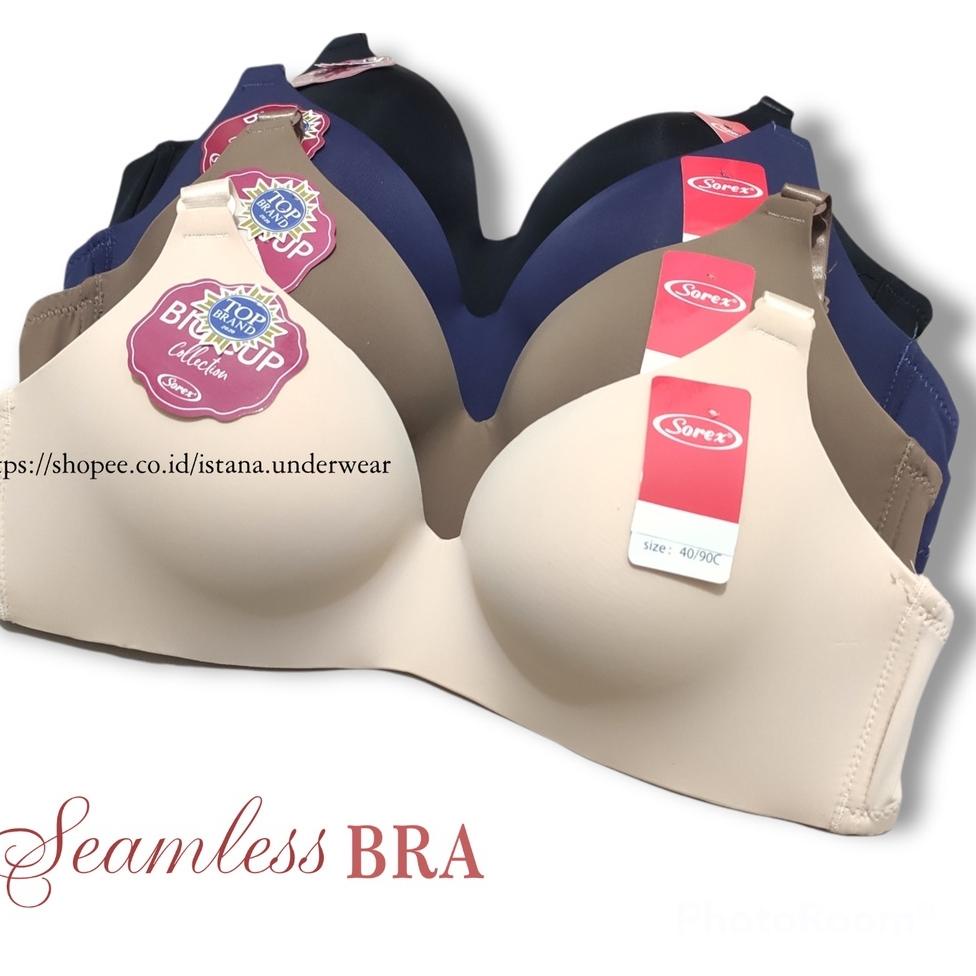 BIG SALE Bh bra sorex seamless lembut BIG CUP 36-42 best seller premium quality Mood Travel Bra IB 5