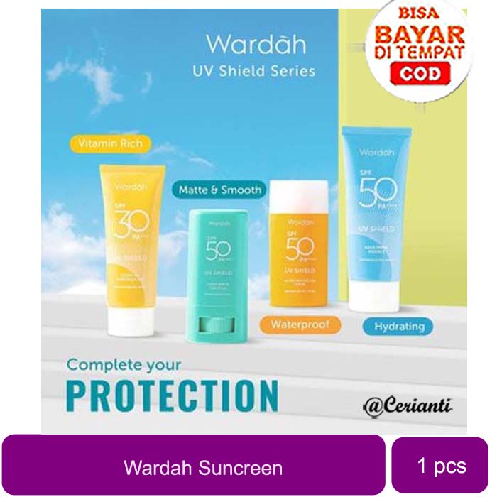 [SUNSCREEN GEL] WARDAH UV Shield Aqua Fresh Essence | Active Protection Serum | SPF 50 PA++++ Sunscreen Sun Screen