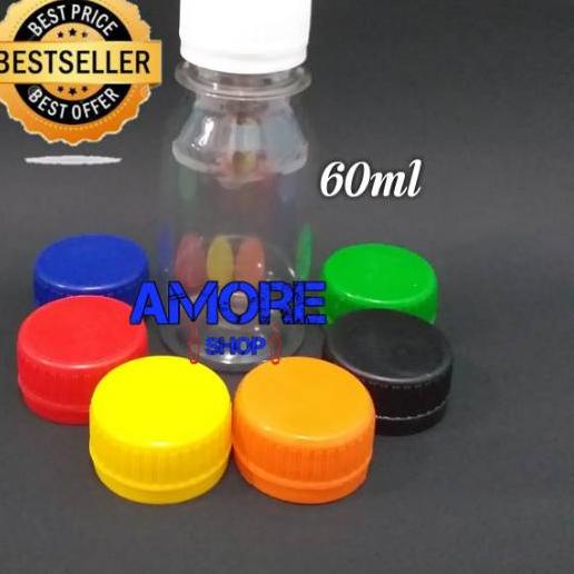 

⅍ JNE - Botol Plastik Zamzam / Toples Plastik Sambal, Bumbu, Coklat, Kue 60ml 150ml 200ml ❃