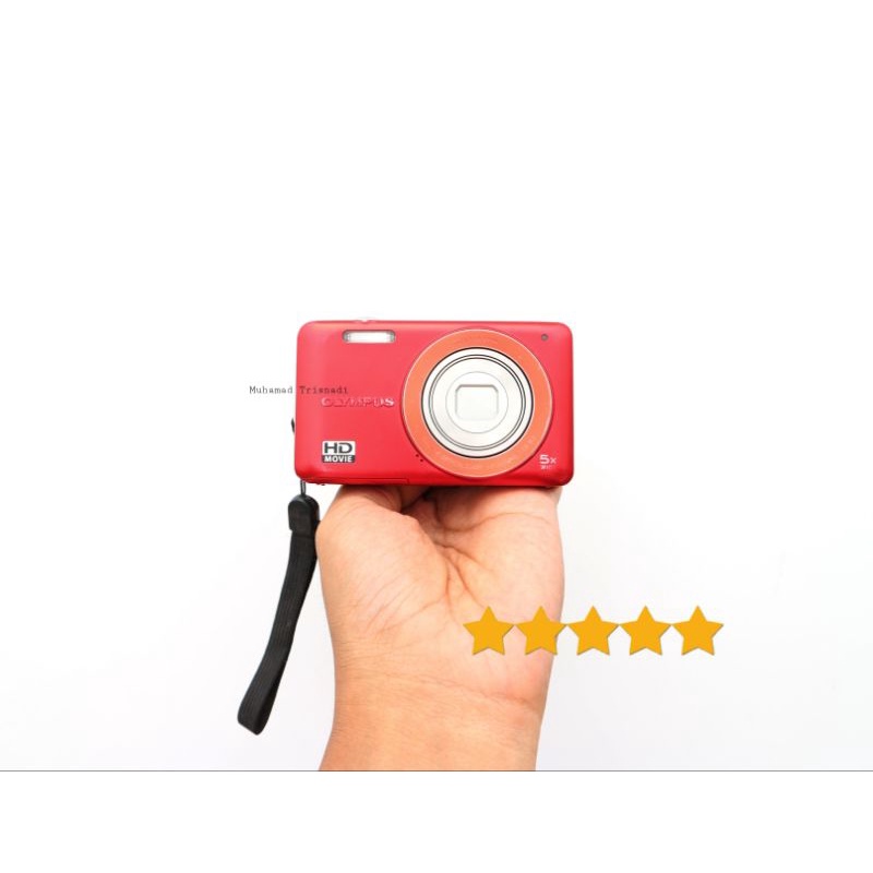 Camera Kamera Digital Olympus VG 120 VG120 HD Movie 5x Zoom 14MP Merah Murah