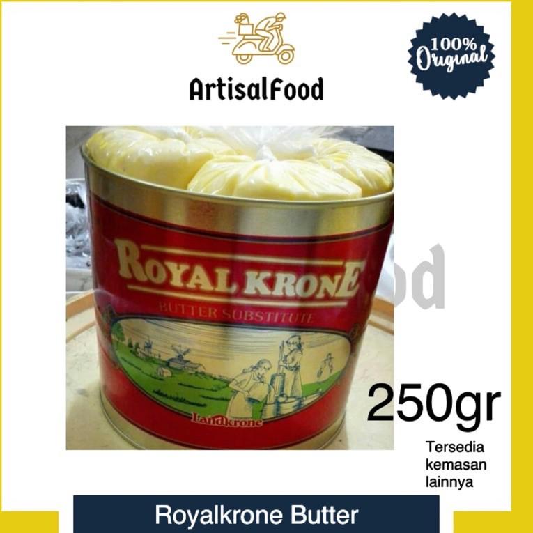 

R91 Royal Krone Royalkrone Landkrone Butter Mentega 250gr Room Butter kiloan 250 gr RESTOCK ダ