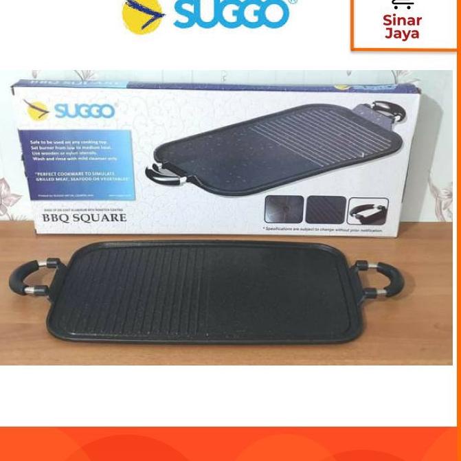 ➹ SUGGO MULTI Grill Pan / Panggangan Serbaguna (Anti Lengket) ❁