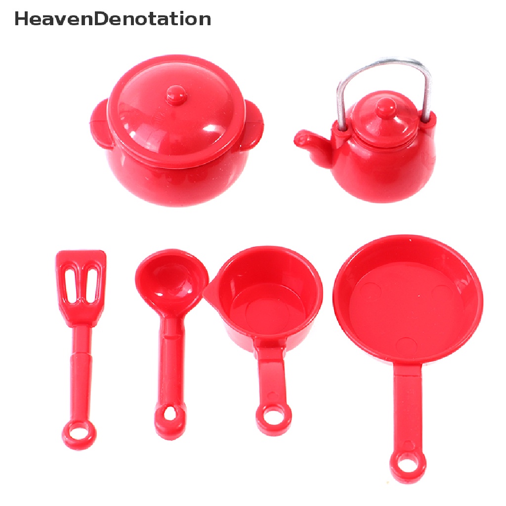 [HeavenDenotation] 1 / 12 Dollhouse Kitchen Miniature Pot shovel kettle spoon Toys Doll Accessories HDV