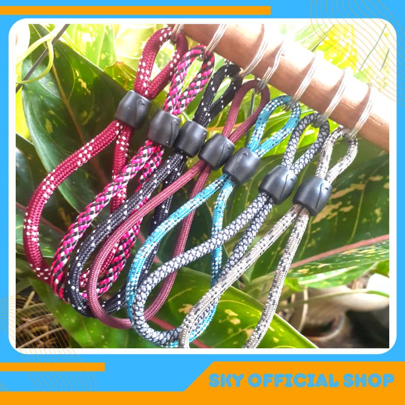 Gantungan Kunci Prusik Rope Keychain Perusik Etnik Ethnic Unik Paracord Universal Lanyard Hp Outdoor Camping Nike