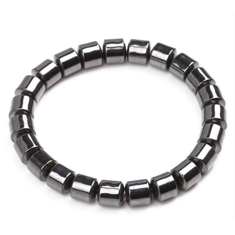 Gelang Magnetic Healthcare Bracelet Weight Loss Healthy Therapy Hematite Stone Beads