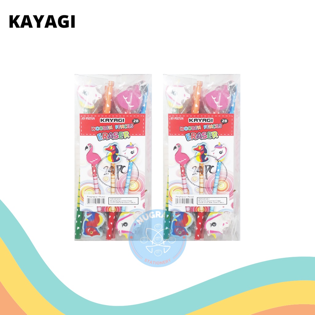 

PENSIL 2B KAYAGI PS-07UN (24 PCS)