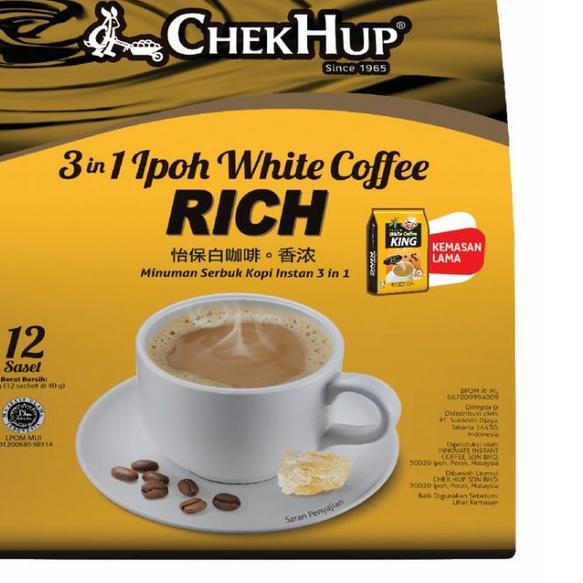 

♪ Chek hup king ipoh white coffee 3 in 1 ed terpanjang isi 12 sachet ☏