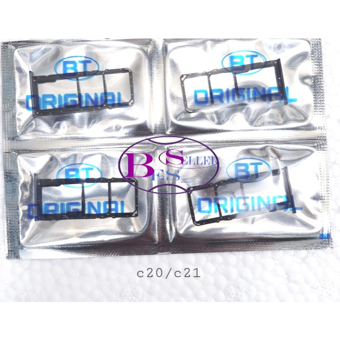 SIMLOCK SIMTREY SLOT TEMPAT KARTU SIMCARD OPPO REALME C17 ORIGINAL - Hitam