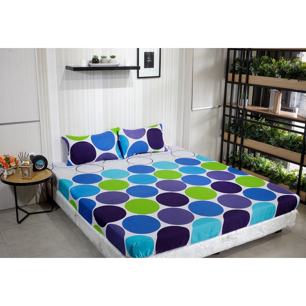 Idola Style Veronica Sprei 100 / 120 Micro Print Tinggi 20 cm MP-8061