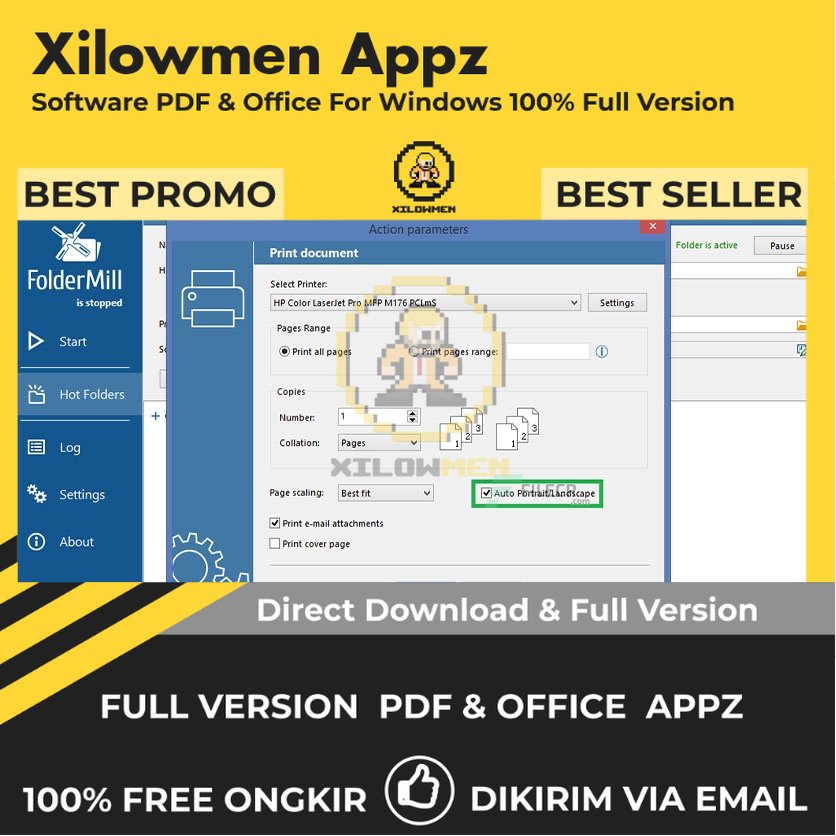 [Full Version] FolderMill Pro PDF Lifetime Win OS - Alat otomatisasi untuk konversi dan pencetakan file PDF