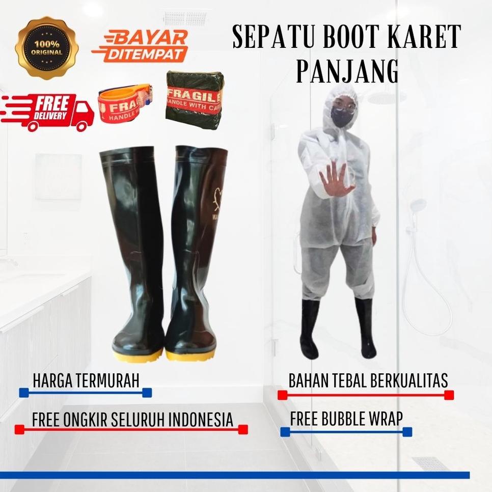 ✤ SEPATU BOOT/SEPATU BOOT KARET MURAH/SEPATU BOOT PANJANG/SEPATU BOOT TAHAN AIR/SEPATU BOOT PRIA MUR