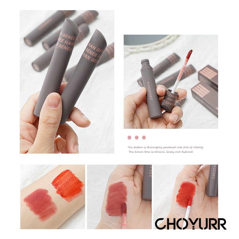 【COD】Lip Glaze Matte Velvet Lip Mud Smooth Waterproof &amp; Long Lasting Not Stick Cup Korean Original Import Kosmetik Makeup-CH