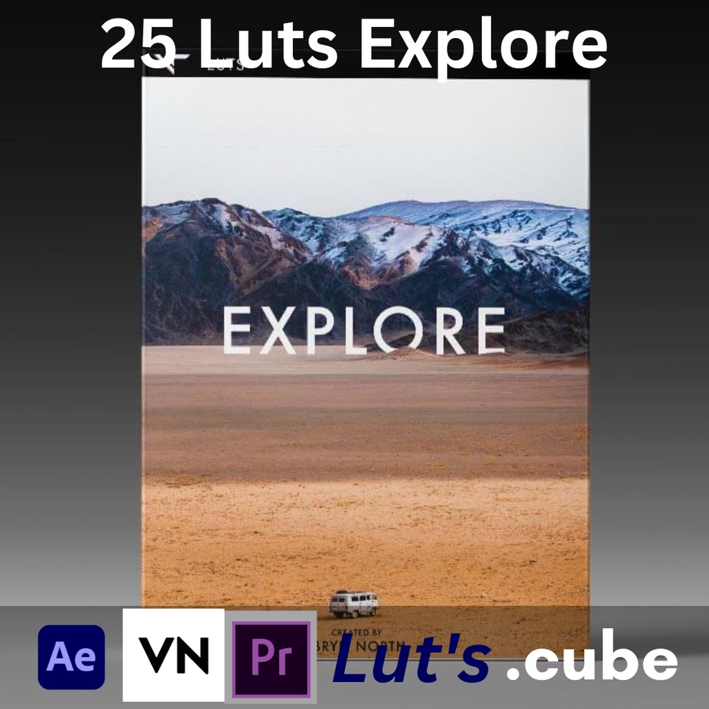 25 EXPLORE | CINEMATIC TRAVEL LUTS (Bisa VN/Ae/Pr dll)