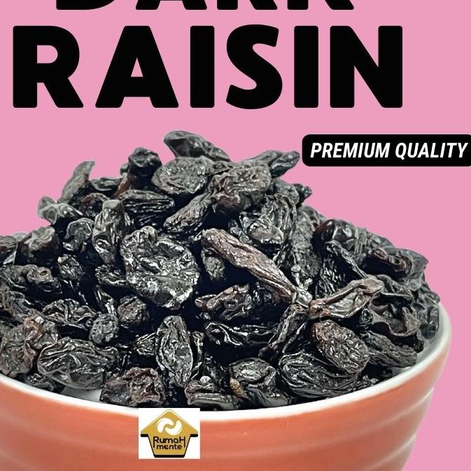 

✿ DARK RAISIN 1KG KISMIS HITAM (CEMILAN DIET BUAH KERING) ✥