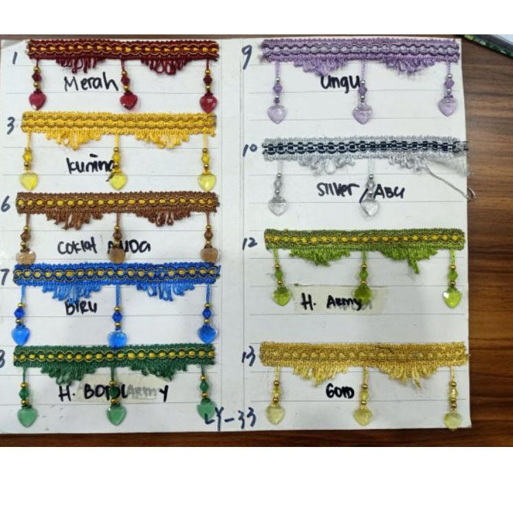 ▲ RENDA GORDEN | RENDA KRISTAL 1 ROLL ♬