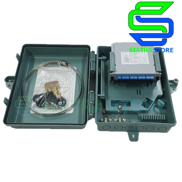 Combo ODP 8 Core Lengkap Splitter Box 1:8 UPC | ODP mini 8 Core Lengkap