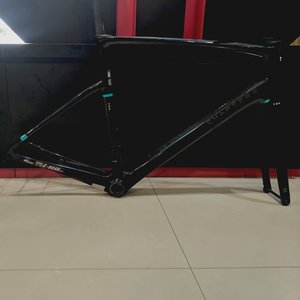 Road Bike Frame Set Sepeda Balap Carbon Karbon Race Chapter 2 Toa Mana Bar