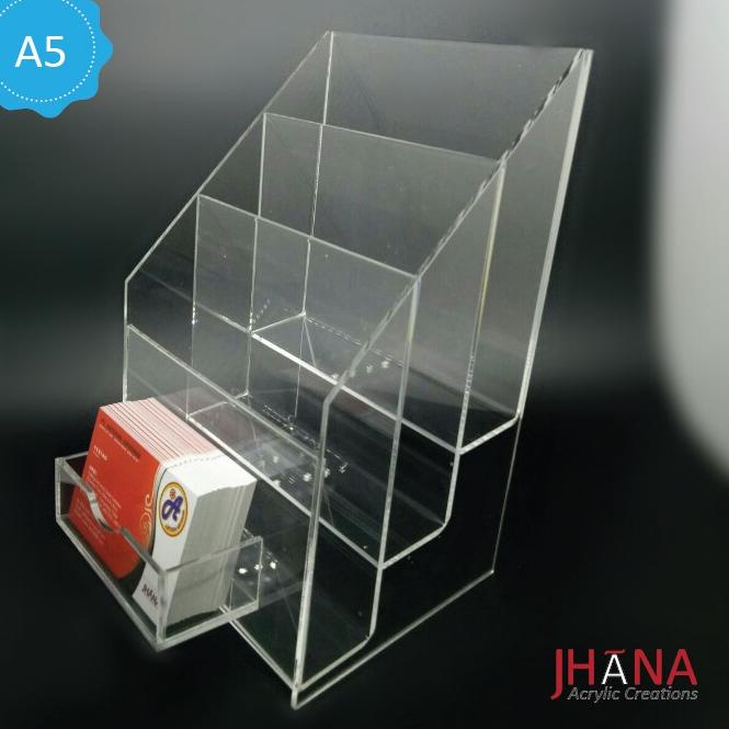 

Safe Payment Acrylic Tempat A5 / TB40A5+ / Akrilik Standing / Display 3 SUSUN