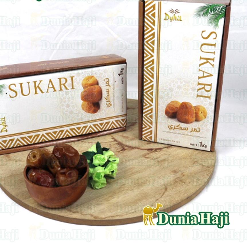 

✫ SUKARI PREMIUM 1 KG Kemasan Dus / Kurma Sukari Kurma Raja Kurma Sukkari 100% Asli Original KEMASAN DUS ◌