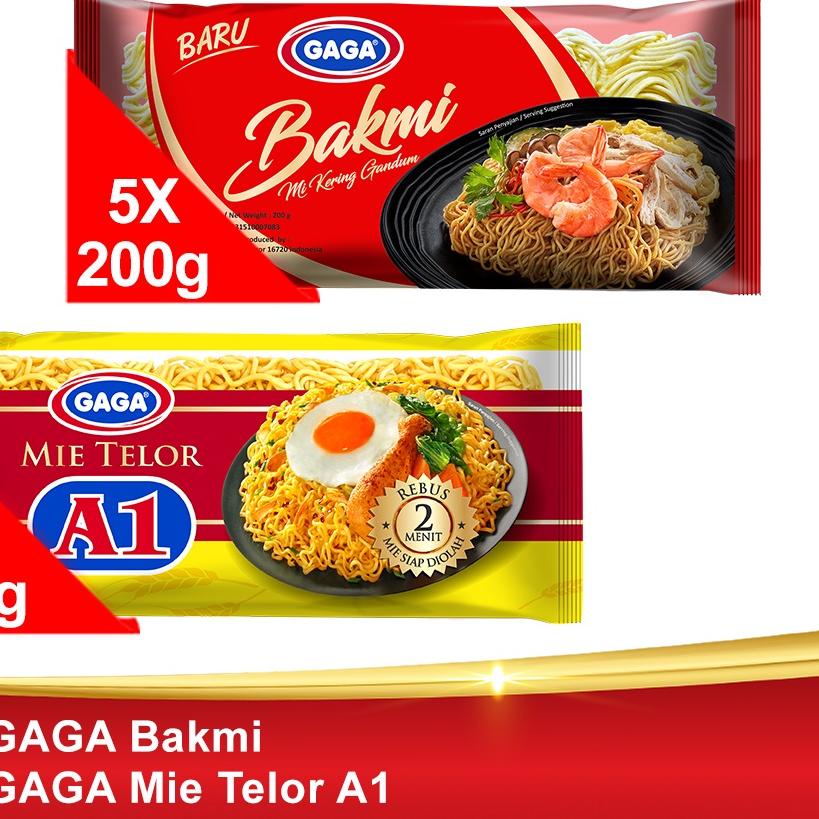 

NEW |KJ5|Beli 5 pcs Mie Telor A1 180g GRATIS 5 pcs BAKMI 200g. (GG20)