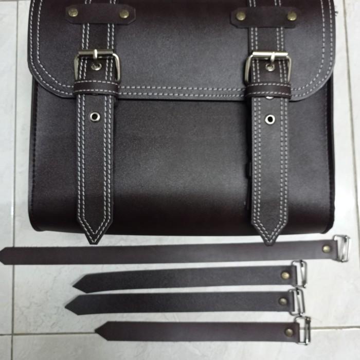 Tas Classic Motor / Tas Samping Motor / Tas Kulit Motor