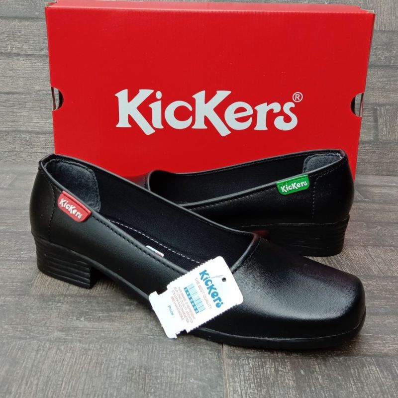 PROMO SEPATU TERLARIS DISKON Pantofel Wanita Hak 3 Cm Hitam Sekolah Paskibra Kantor COD