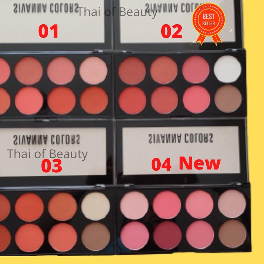 ✹ BEST SELLER Sivanna Colors Ultra Blush On Palette ORIGINAL THAILAND | Blush On Sivanna HF319 ➨