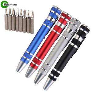 Hot Sale/8In1 Alat Perbaikan Elektrik Gadget Mini Pen Style Precision Screwdriver Set