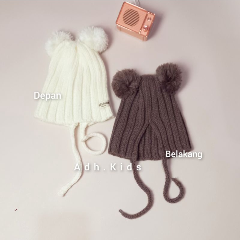 Beanie Lion Knit by adh.kids | Kupluk Rajut Anak