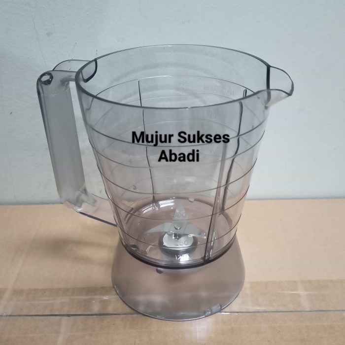 Tabung Jar / Wadah / Gelas Plastik Blender Philips HR 2056 HR 2057 ori