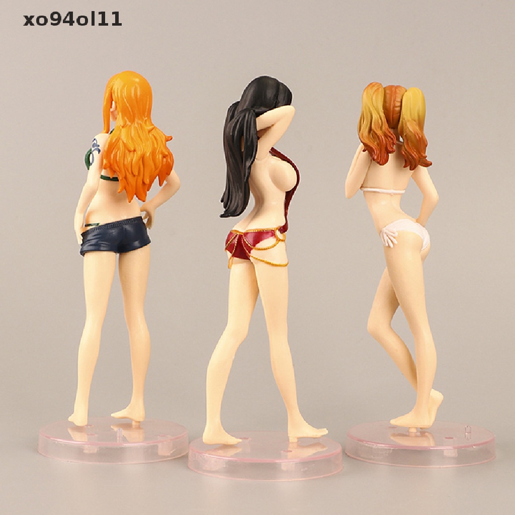 Xo 3gaya Sexy Bikini Girl Figurine Karakter Anime Baju Renang Puding Nami PVC Model Mainan OL