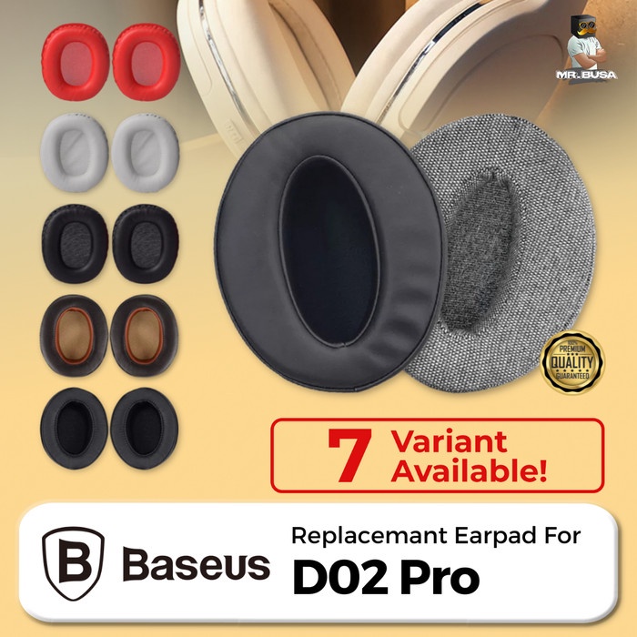 Earpad Busa Ear Cushion Baseus D02 Pro Bluetooth 5.0 D 02 D-02 Earcup