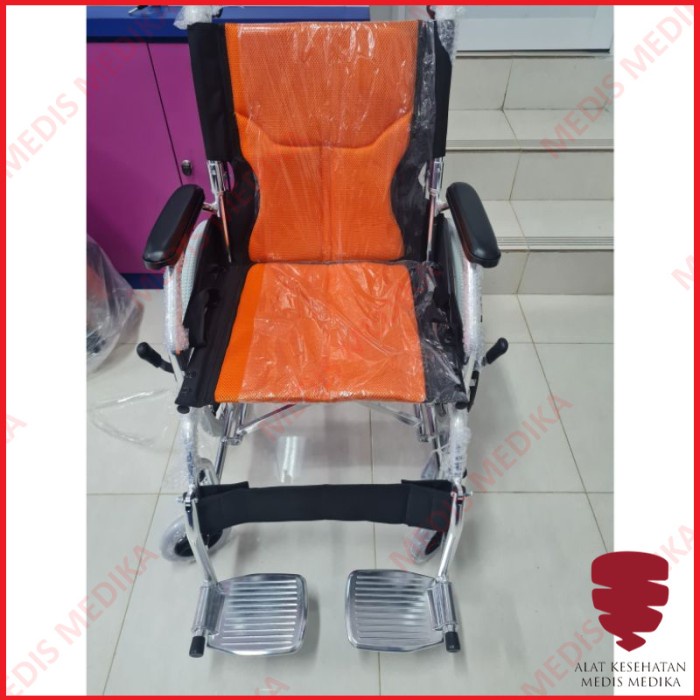 Kursi Roda Traveling Onemed Sakura Ban Besar Haji Umroh Lipat Travel Wheel Chair Travelling