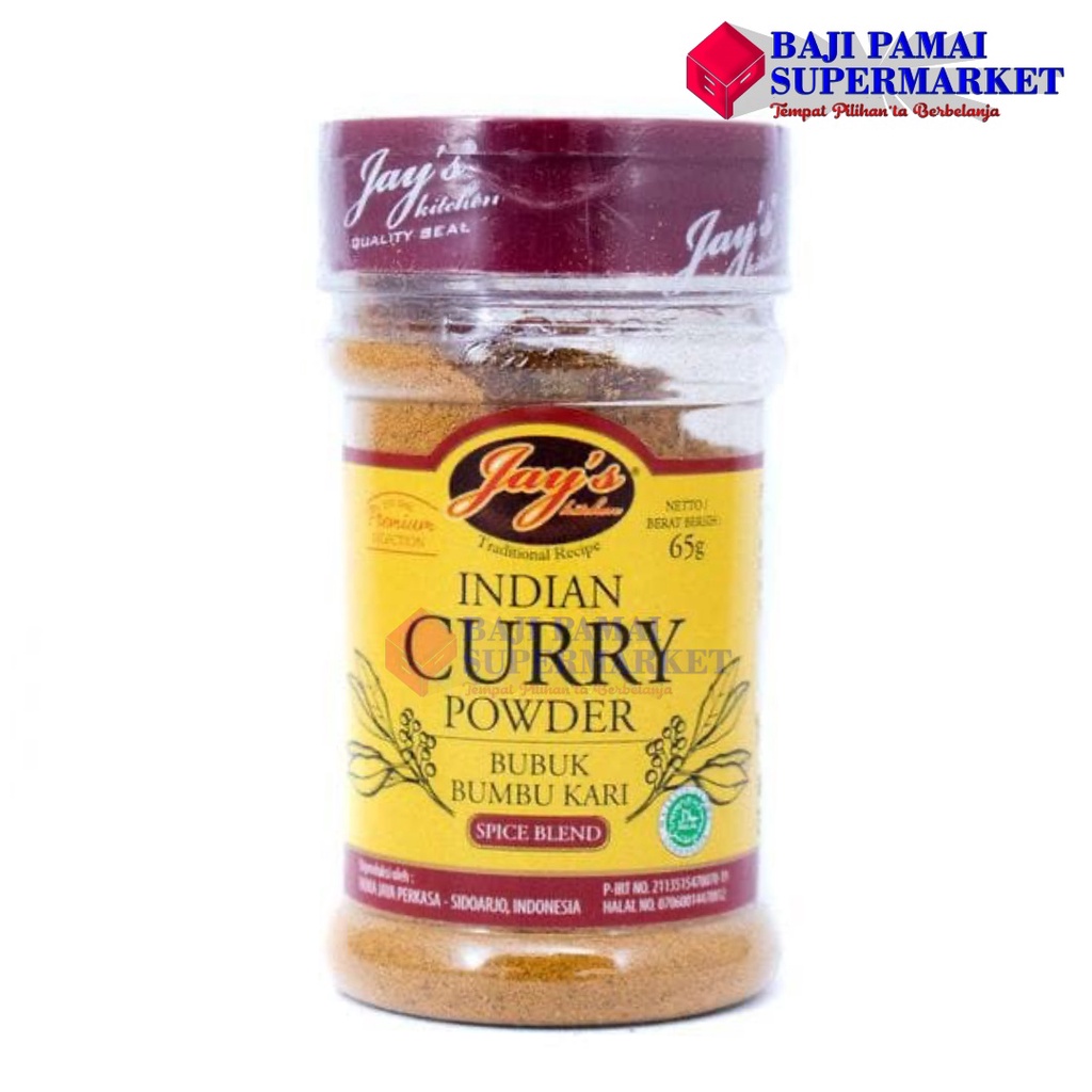 

Jay's Indian Curry Powder 65g (Bumbu Kari) Jays Kitchen