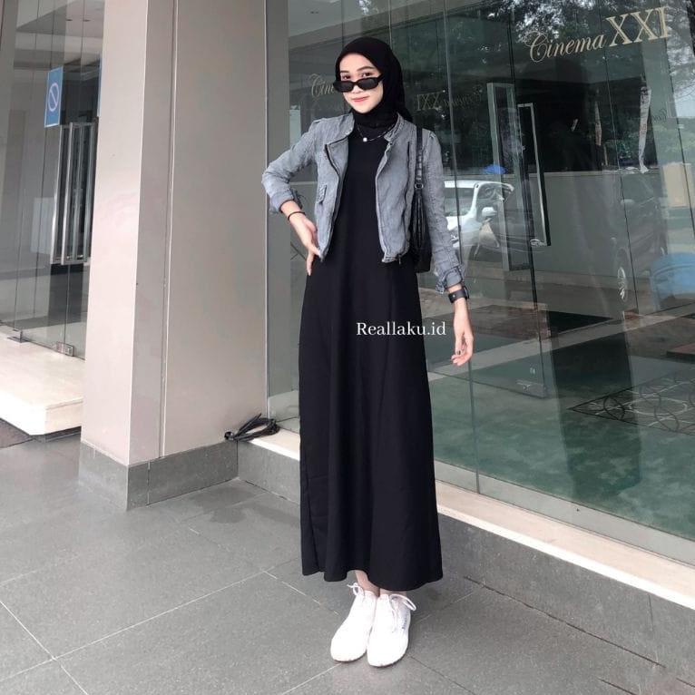 SALE TERBATAS Inner Dress Panjang Tanpa Lengan S M L XL // Singlet Sleeveless Inner Span Maxi Allsiz
