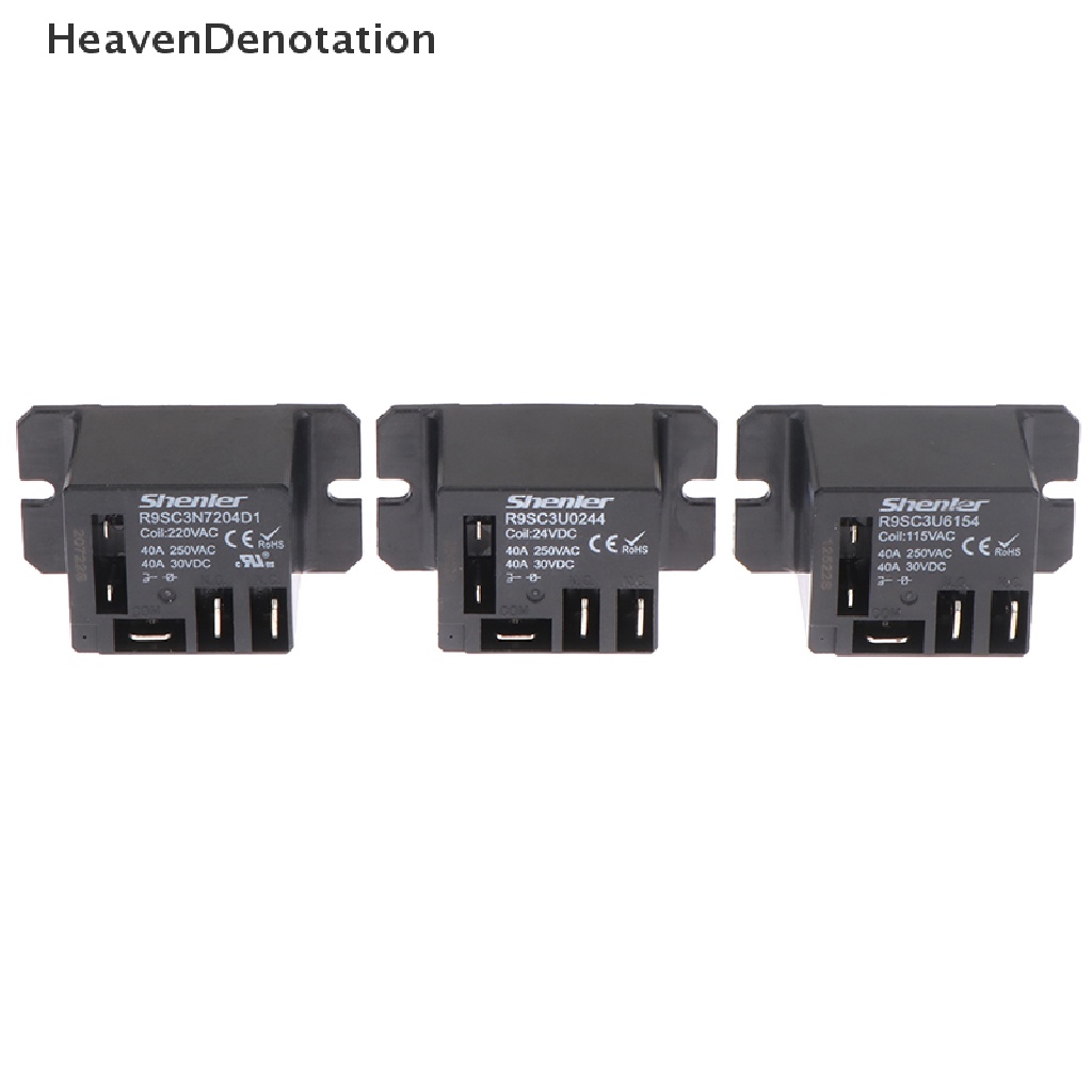 [HeavenDenotation] R9sc3n7204d1 Tipe Sama Relay Pengganti NT90TPNCE220CB 220V 115V 24V 40A HDV Arus Tinggi