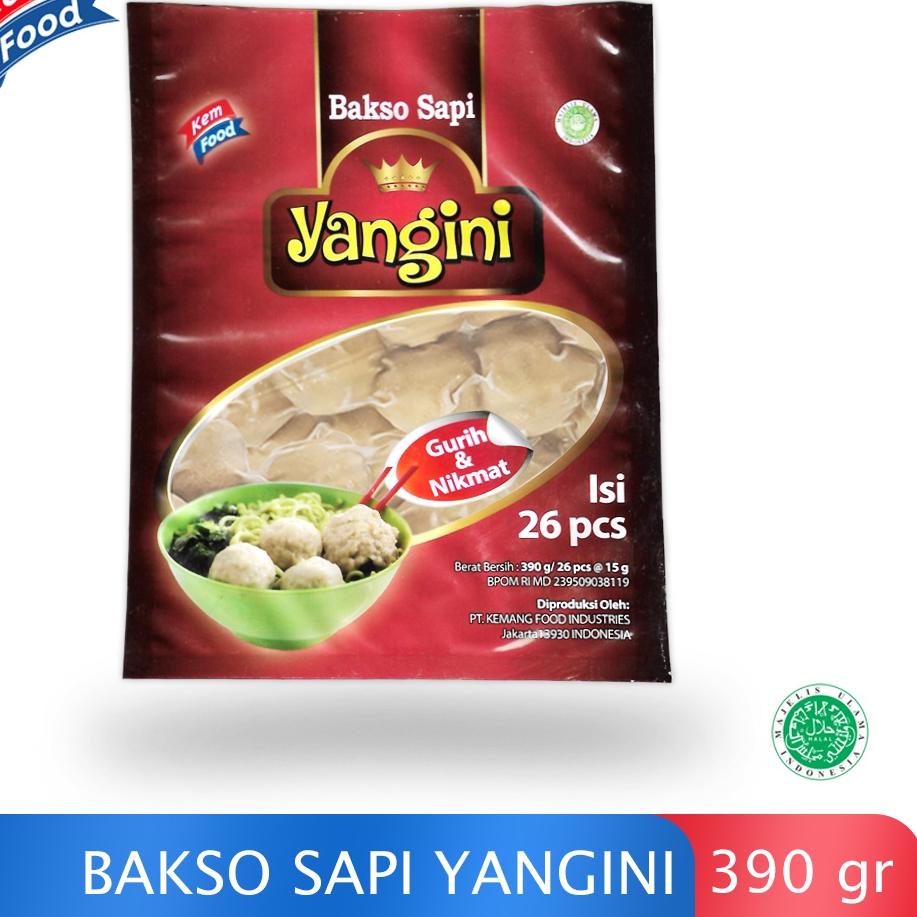

Stok terbaru Yangini Bakso Sapi - Beef Ball 26 pcs 390gr !!