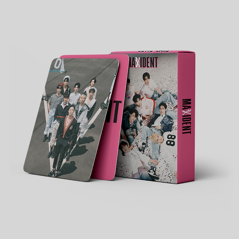 55pcs / Kotak Kartu Foto Album MANIAC LOMO Stray Kids 2022