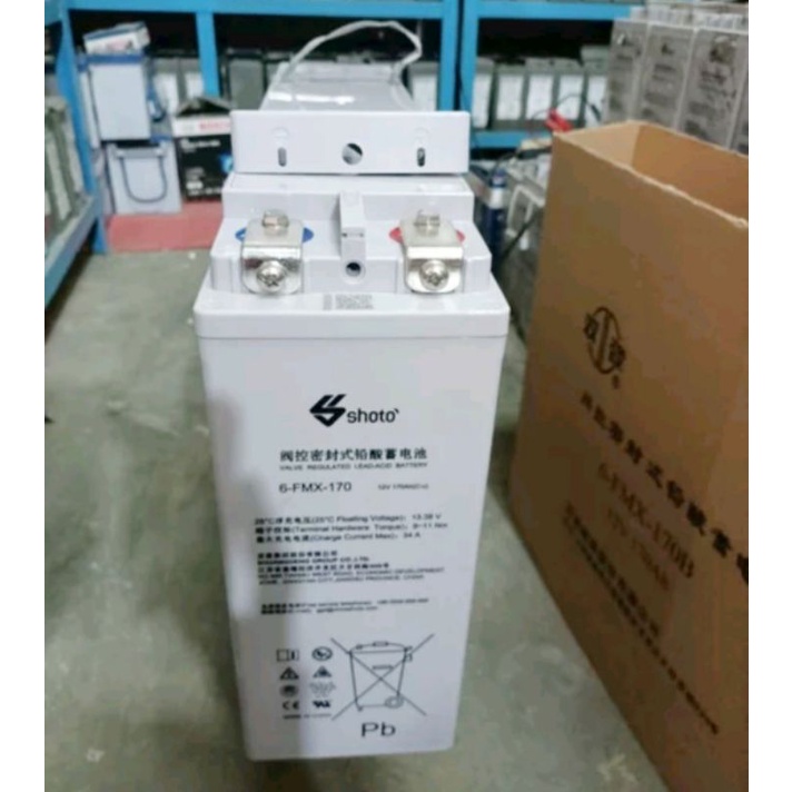 battery VRLA merek Shoto 12v 170ah new old stok