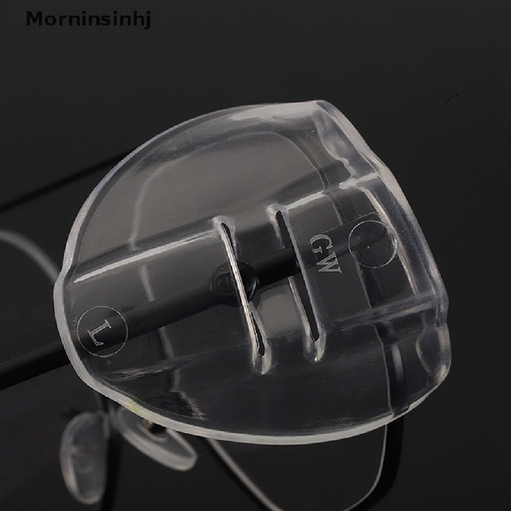 Mornin 2Pcs Eye Flexible Clear Shields Side Safety Goggles Kacamata Universal Anti Fog id