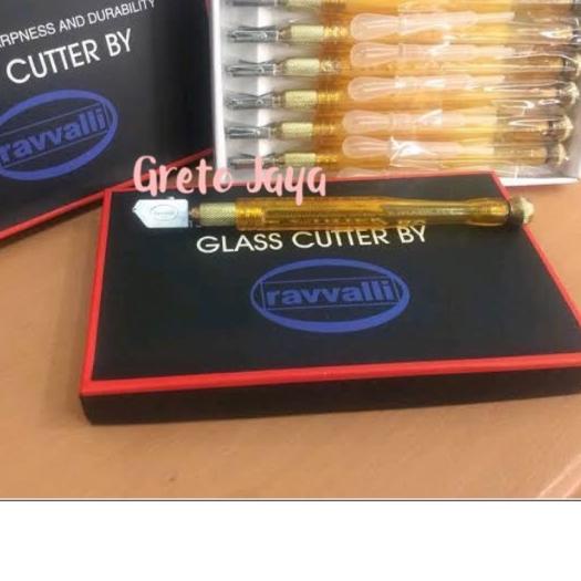 Diskon✔️✔️( RAVVALI ) Alat Potong Kaca / Glass Cutter / Motong Pemotong Potongan Kaca Ravvalli Bagus