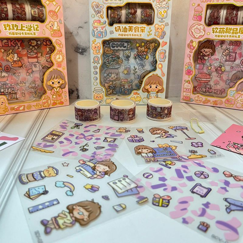 

Paket Hampers DIY Sticker bergambar harga Terjangkau kode JBE - SCV