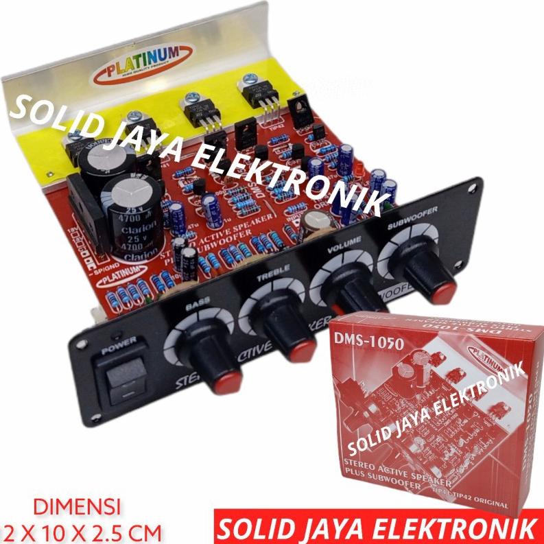 ✦ KIT POWER SPEAKER AKTIF DMS-1050 TR FINAL ASLI TIP41 TIP42 TRANSISTOR ASLI TIP 41 42 ORIGINAL PLUS