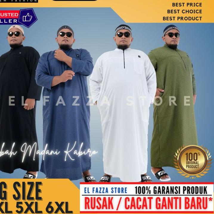 New Stock BARU JUBAH GAMIS PRIA LENGAN PANJANG MUSLIM ARAB AL HARAMAIN ROSAL MADANI KABIRO BIG SIZE 