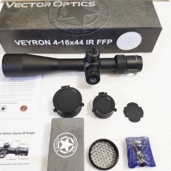 TELESKOP VECTOR VEYRON 4-16X44 IR FFP TERBARU TITIK NYALA