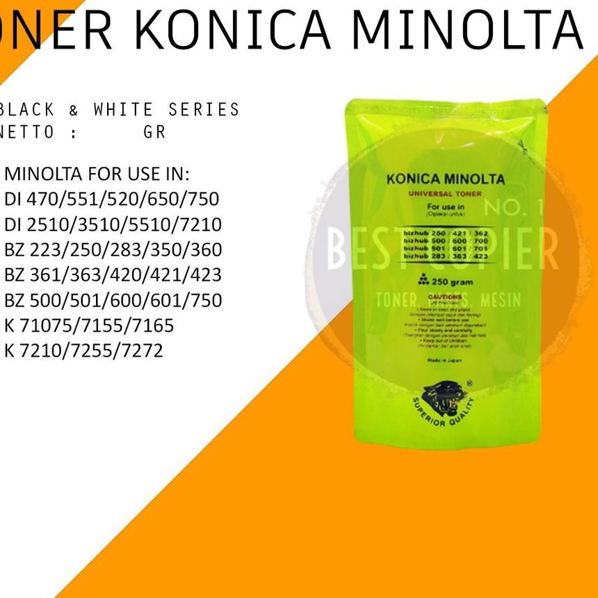 ✴ TONER KONICA MINOLTA BIZHUB       - konica Di  ☜