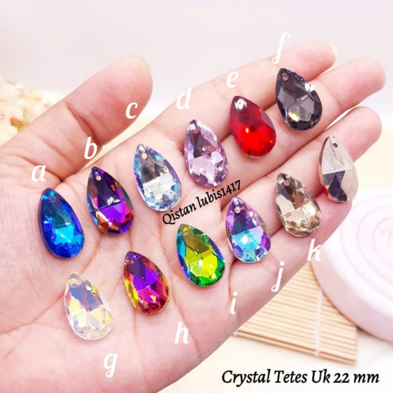 Crystal tetes baru uk 22mm